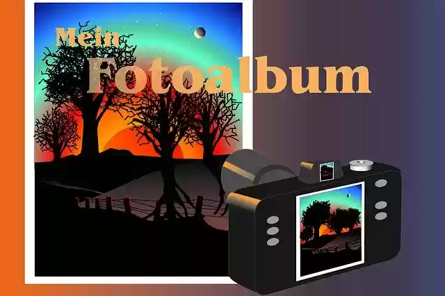 Free download Graphic Photo Album Abendstimmung -  free illustration to be edited with GIMP free online image editor