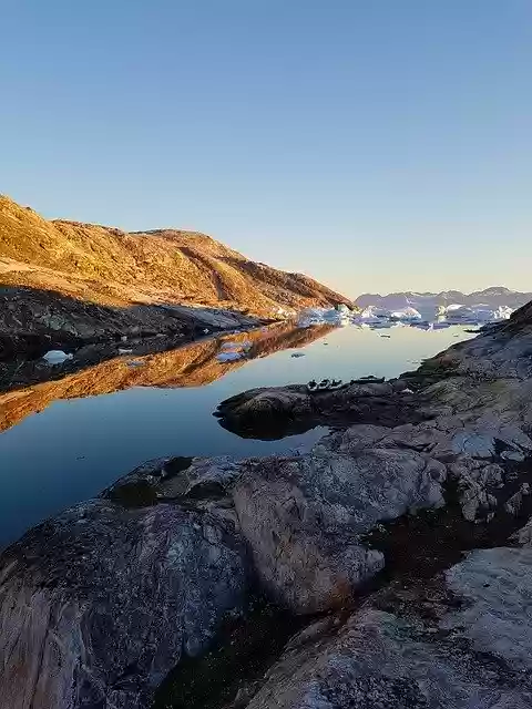 Free download Greenland Reflection Iceberg -  free photo or picture to be edited with GIMP online image editor