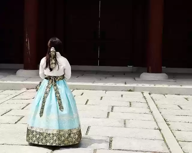 Free download Hanbok Palaces Gyeongbok Palace -  free photo template to be edited with GIMP online image editor