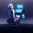 初音ミク デスクトップ壁紙 OffiDocs Chromium の拡張機能 Chrome Web ストア用の初音ミク P 画面