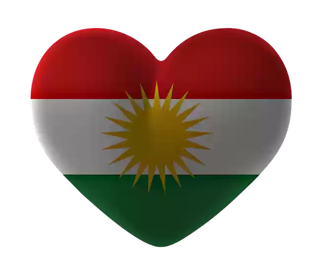 Free download Heart Iran Kurds -  free illustration to be edited with GIMP free online image editor