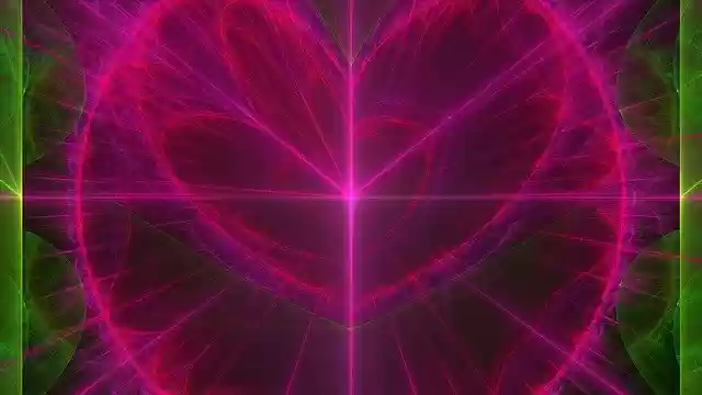 Free download Heart Romance Fractal -  free illustration to be edited with GIMP free online image editor