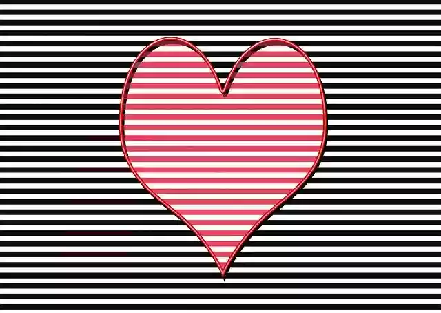 Téléchargement gratuit de Heart Stripes Symbol - illustration gratuite à modifier avec l'éditeur d'images en ligne gratuit GIMP