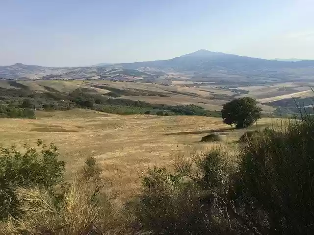 免费下载 Hill Tuscany Landscape - 可使用 GIMP 在线图像编辑器编辑的免费照片或图片