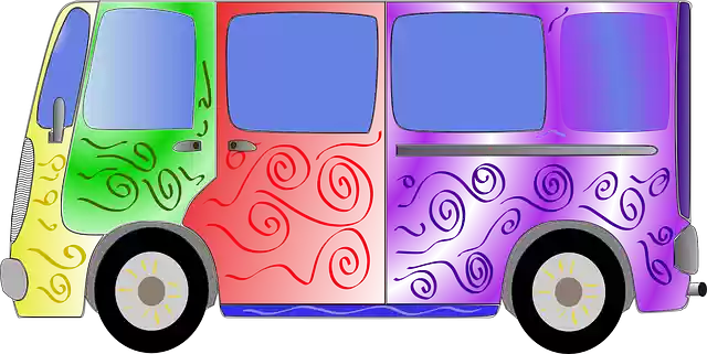 Free download Hippy Van Bus - Free vector graphic on Pixabay free illustration to be edited with GIMP free online image editor