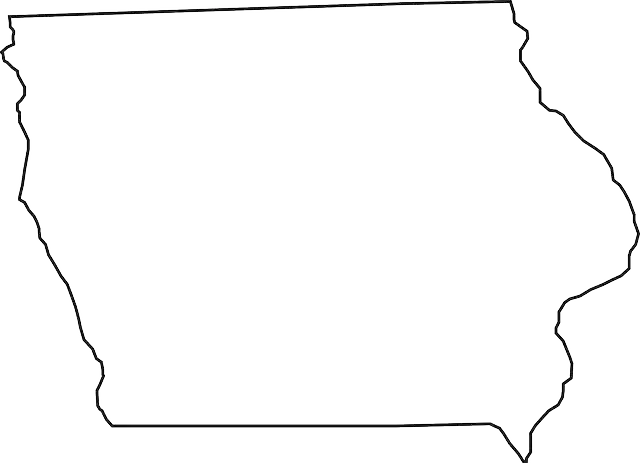 Free download Iowa Map Geography - Free vector graphic on Pixabay free illustration to be edited with GIMP free online image editor