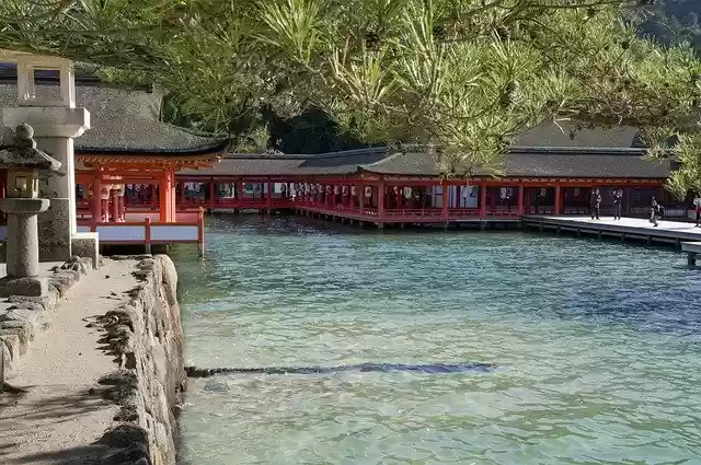 Free download Japan Miyajima Buddhism free photo template to be edited with GIMP online image editor