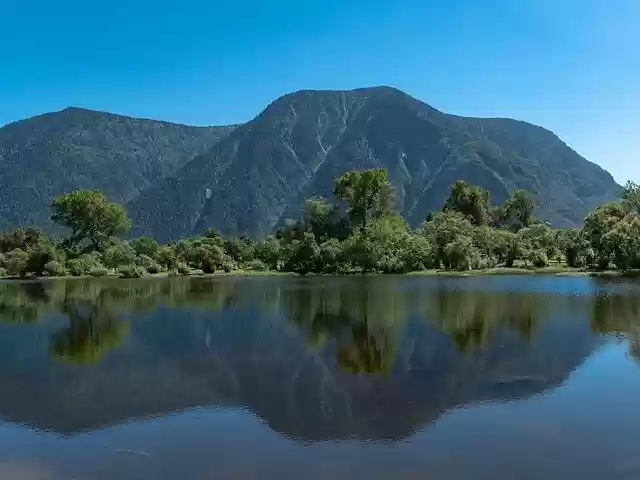 GIMP çevrimiçi resim düzenleyici ile düzenlenecek ücretsiz Lake Mountains Nature ücretsiz fotoğraf şablonunu indirin