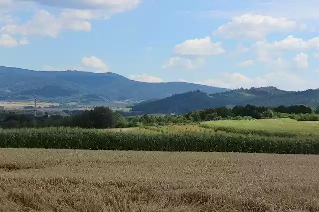 Free download Landscape Field Heaven free photo template to be edited with GIMP online image editor