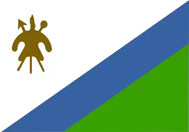 Free download Lesotho Flag National - Free vector graphic on Pixabay free illustration to be edited with GIMP free online image editor