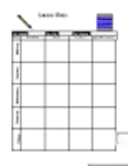 Free download Lesson Planner Page 2 Microsoft Word, Excel or Powerpoint template free to be edited with LibreOffice online or OpenOffice Desktop online