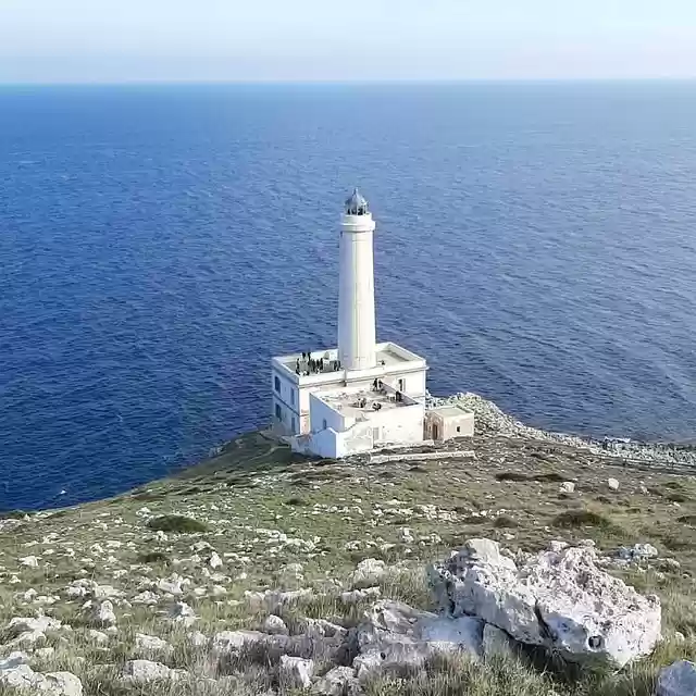 Free download lighthouse sea landscape italy free picture to be edited with GIMP free online image editor