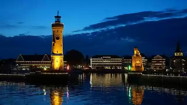 Free download Lindau Port Lake Constance -  free photo or picture to be edited with GIMP online image editor