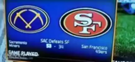 Free download Madden NFL 16 Sacramento Miners VS San Francisco 49ers Team Screenshot free photo or picture to be edited with GIMP online image editor