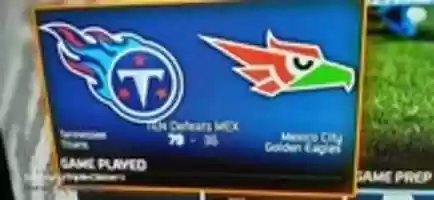 Free download Madden NFL 16 Tennessee Titans VS Mexico City Golden Eagles Teams Screenshot free photo or picture to be edited with GIMP online image editor