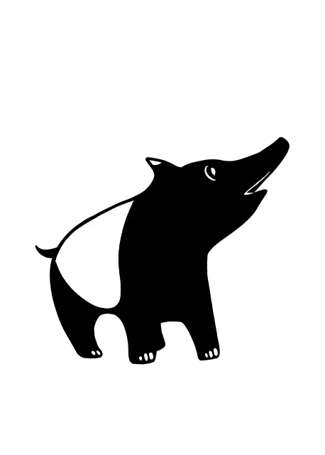 Free download Malayan Tapir -  free illustration to be edited with GIMP free online image editor