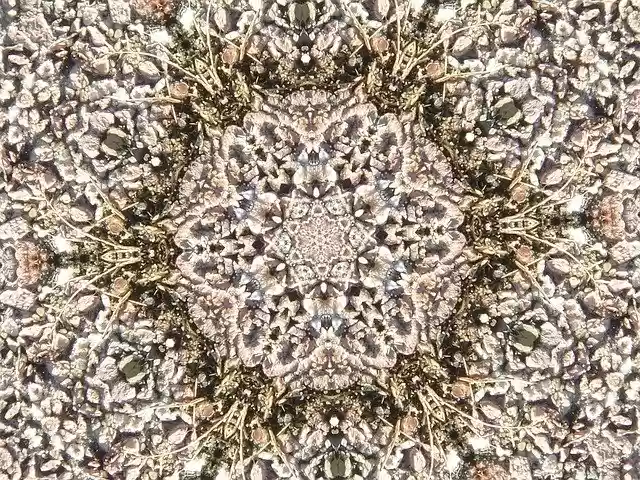 Free download Mandala Concrete Away -  free illustration to be edited with GIMP free online image editor