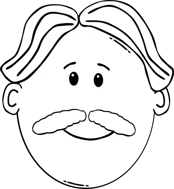 Free download Man Face Moustache - Free vector graphic on Pixabay free illustration to be edited with GIMP free online image editor