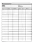 Free download Meeting Sign in Sheet Template DOC, XLS or PPT template free to be edited with LibreOffice online or OpenOffice Desktop online