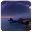 Milky Way Over The Sea  screen for extension Chrome web store in OffiDocs Chromium