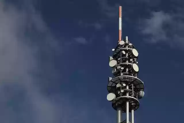 Free download Mobile Communications Radio Tower -  free photo or picture to be edited with GIMP online image editor