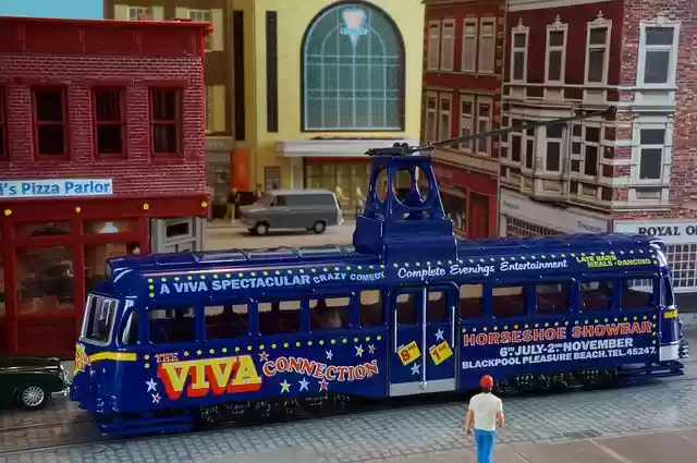 Free download model train tram blackpool england free picture to be edited with GIMP free online image editor