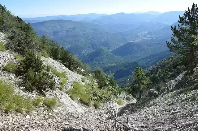 Free download Mont Ventoux Hiking Mountain free photo template to be edited with GIMP online image editor