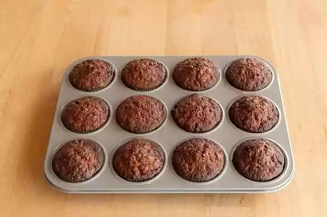 Free download Muffins Sheet Dessert free photo template to be edited with GIMP online image editor