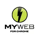 MyWeb New Tab  screen for extension Chrome web store in OffiDocs Chromium