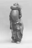 Free download Netsuke of Fukurokujin with Tall Head and Two Children Climbing on It free photo or picture to be edited with GIMP online image editor