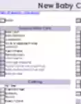 Muat turun percuma templat DOC, XLS atau PPT Senarai Semak Bayi Baharu percuma untuk diedit dengan LibreOffice dalam talian atau OpenOffice Desktop dalam talian