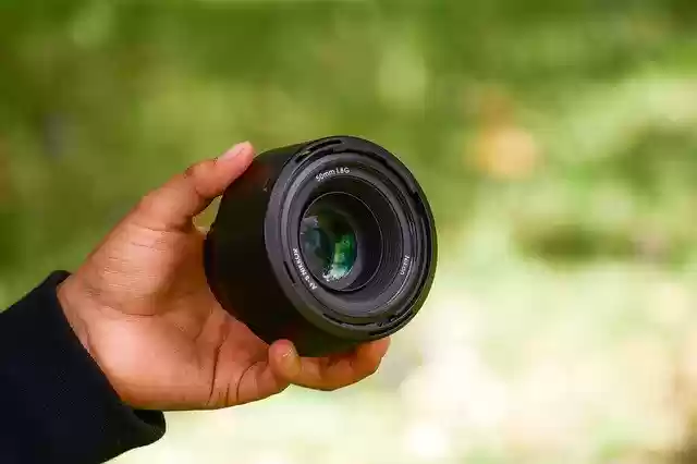 Free download Nikon Lens Camera Photography free photo template to be edited with GIMP online image editor