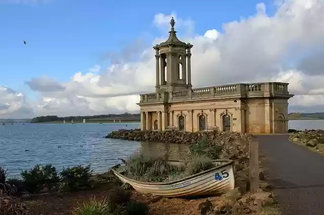 Free download Normanton Church Rutland Water -  free free photo or picture to be edited with GIMP online image editor