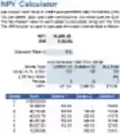 Free download NPV Calculator DOC, XLS or PPT template free to be edited with LibreOffice online or OpenOffice Desktop online