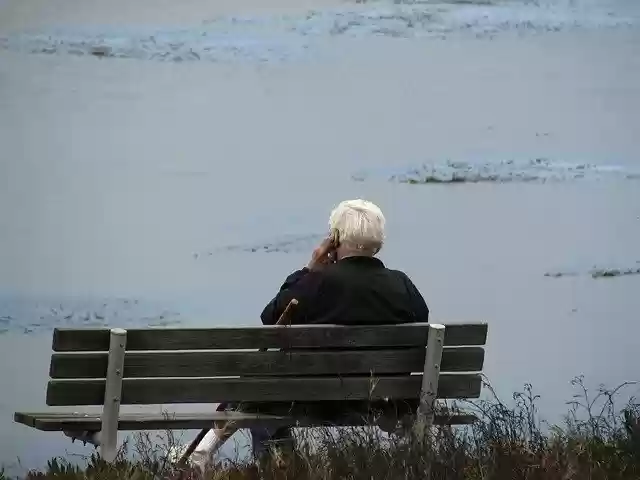 Free download Old Man Bench Sitting -  free photo or picture to be edited with GIMP online image editor