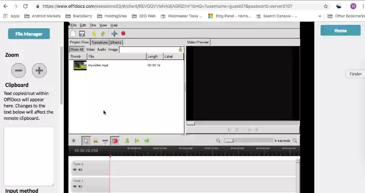 OpenShot video editor 1.4.3 screenshot