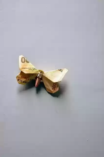 Free download Origami Butterfly Money -  free photo or picture to be edited with GIMP online image editor