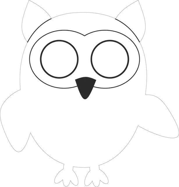 Free download Owl Template - Free vector graphic on Pixabay free illustration to be edited with GIMP free online image editor