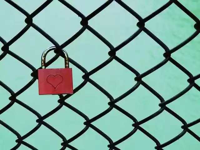 Free download Padlock Chainlink Fence -  free photo or picture to be edited with GIMP online image editor