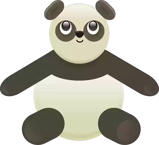 Free download Panda Stuffed Bear - Free vector graphic on Pixabay free illustration to be edited with GIMP free online image editor