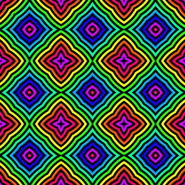 Free download Pattern Rainbow Colors -  free illustration to be edited with GIMP free online image editor