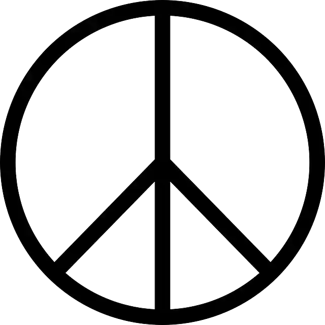 Free download Peace Symbol Icon - Free vector graphic on Pixabay free illustration to be edited with GIMP free online image editor