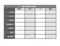 Free download Printable Weekly Menu Template Microsoft Word, Excel or Powerpoint template free to be edited with LibreOffice online or OpenOffice Desktop online