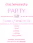 Free download Sample bachelorette party invitation DOC, XLS or PPT template free to be edited with LibreOffice online or OpenOffice Desktop online