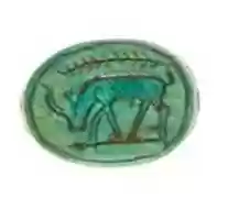 Free download Scarab Inscribed with a Grazing Antelope free photo or picture to be edited with GIMP online image editor