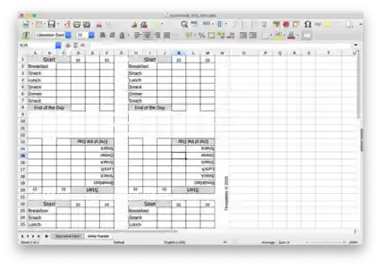 Free template Score Card, 3X5 Vertical valid for LibreOffice, OpenOffice, Microsoft Word, Excel, Powerpoint and Office 365