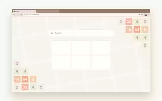 OffiDocs Chromium çevrimiçi ile çalıştırılacak Chrome web mağazasından 2048 Newtab Teması