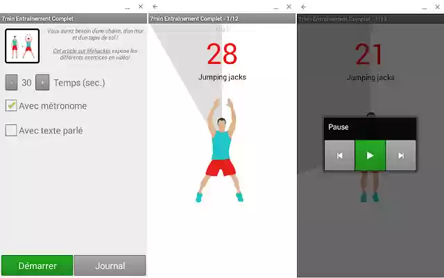 7min Full Workout  from Chrome web store to be run with OffiDocs Chromium online