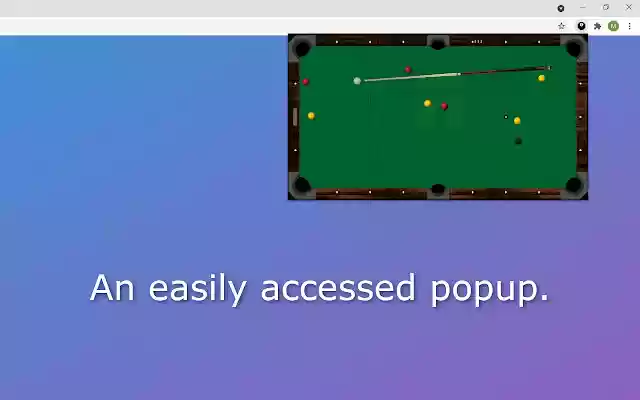 8 Ball Pool  from Chrome web store to be run with OffiDocs Chromium online