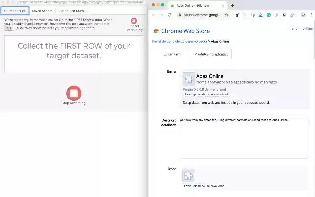 Abas Online  from Chrome web store to be run with OffiDocs Chromium online